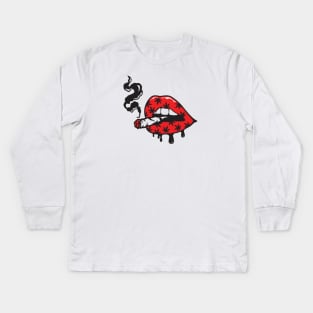 Weed 420 Design! Kids Long Sleeve T-Shirt